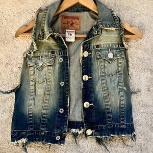 True Religion Denim Vest
